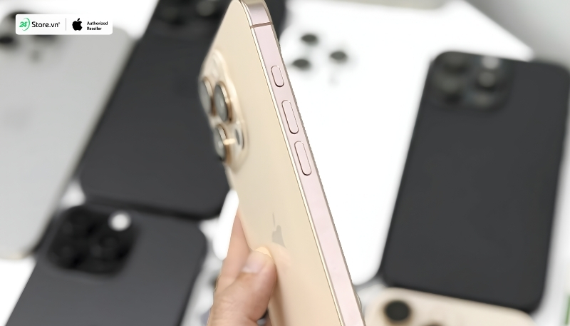 nút tác vụ trên iPhone 16 Pro Max Sa Mạc Titan