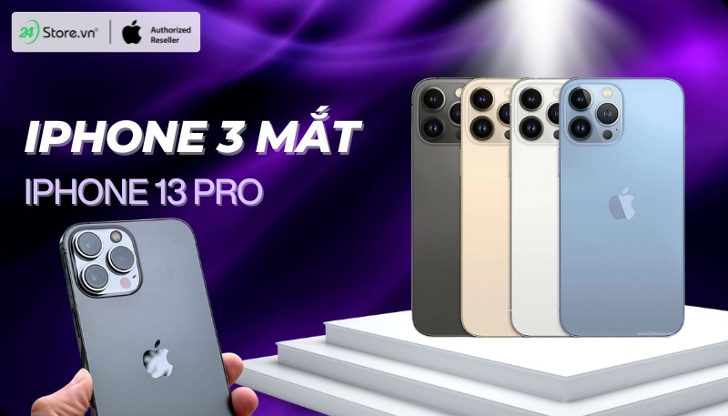 iPhone 3 mắt iPhone 13 pro