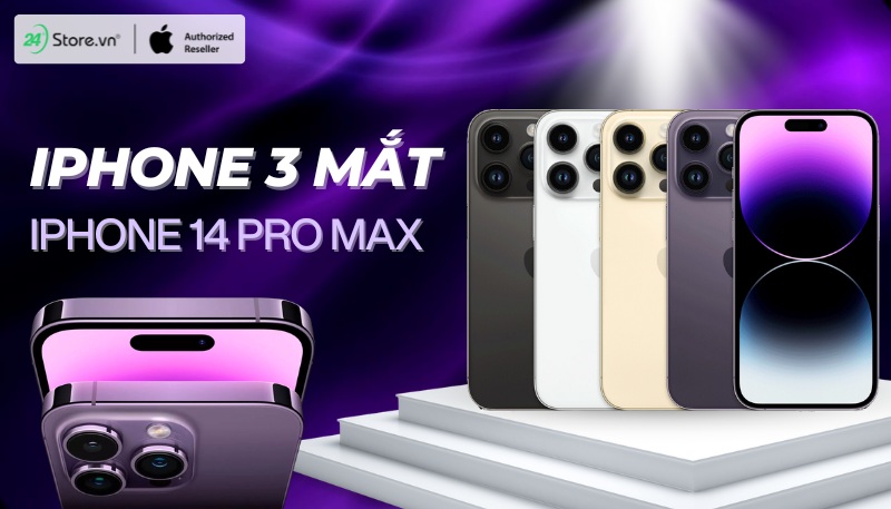 iPhone 3 mắt iPhone 14 pro max