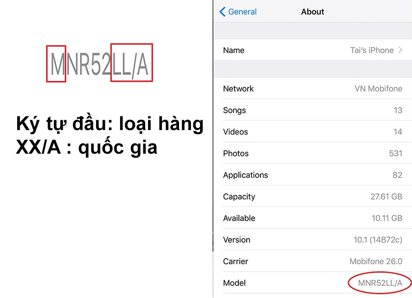  iPhone bản LL/A