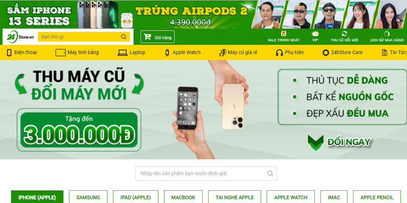 nguon hang cua dien thoai cu