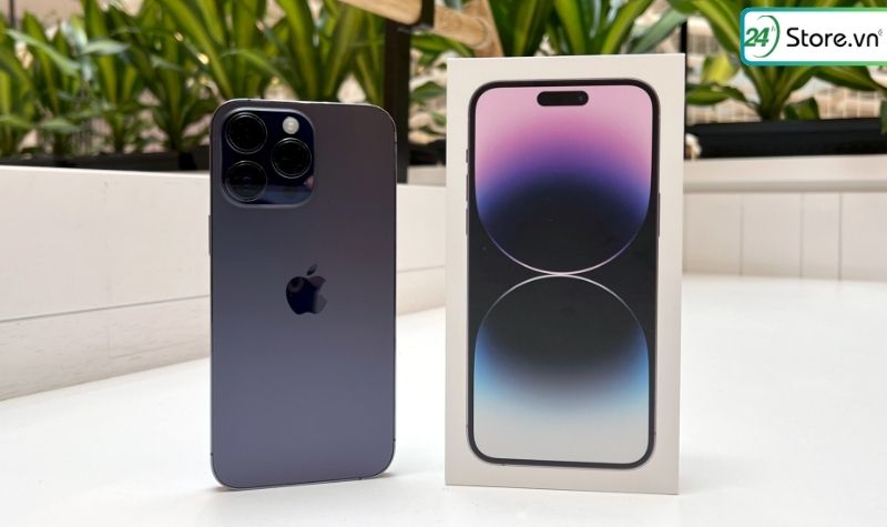 iphone 14 pro max mau tim