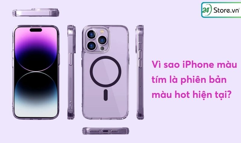 iPhone màu tím đậm