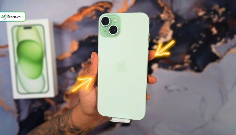 iPhone 15 màu xanh lá cây độc đáo