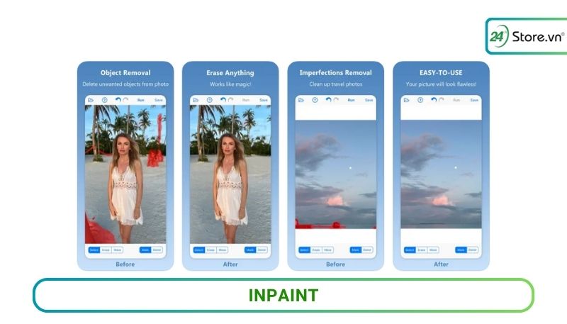 App làm nét ảnh Inpaint