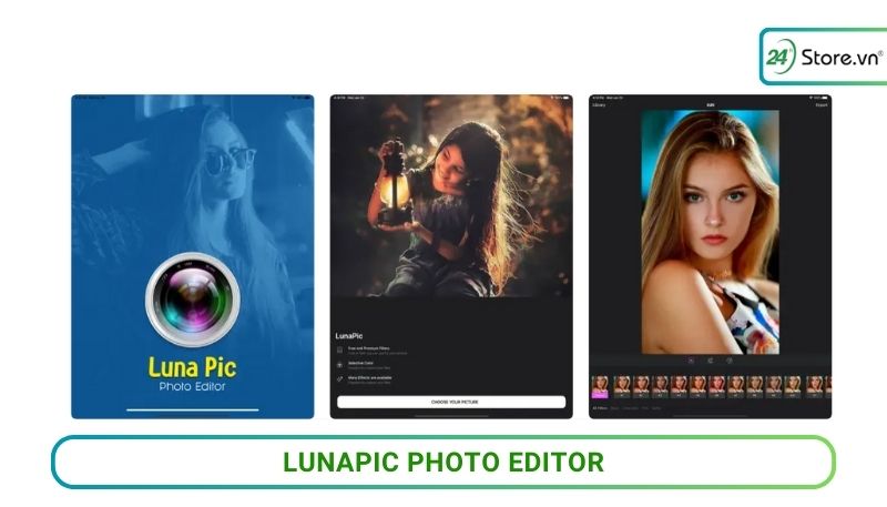 App làm nét ảnh LunaPic