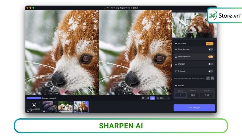 App làm nét ảnh Sharpen AI