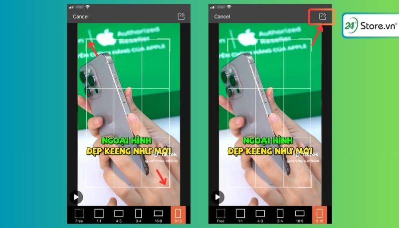 Cách xóa logo TikTok bằng capcut
