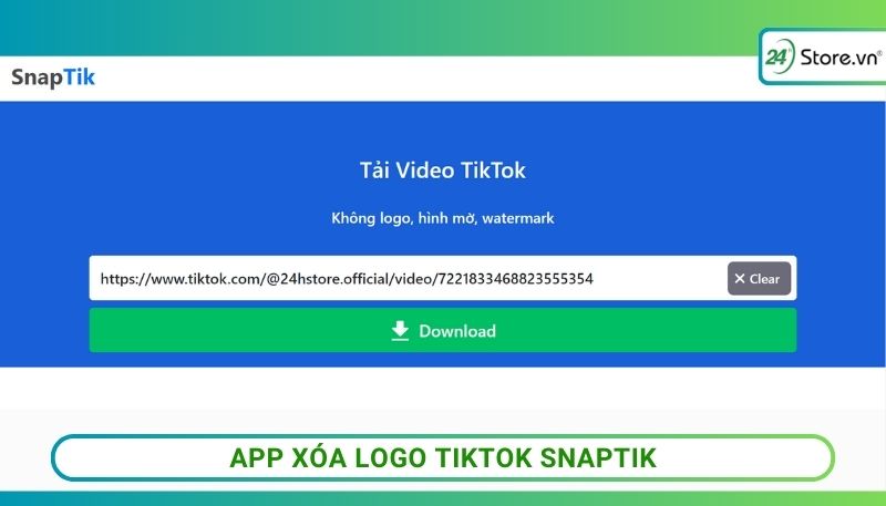 xóa logo tiktok 1