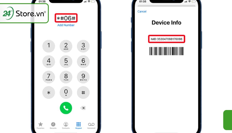 Hướng dẫn tìm IMEI trên thiết bị bằng cú pháp