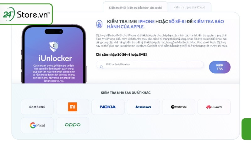 Check IMEI iPhone