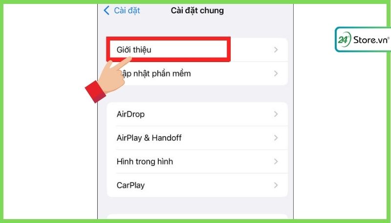 cách lấy số IMEI bằng cài đặt 1