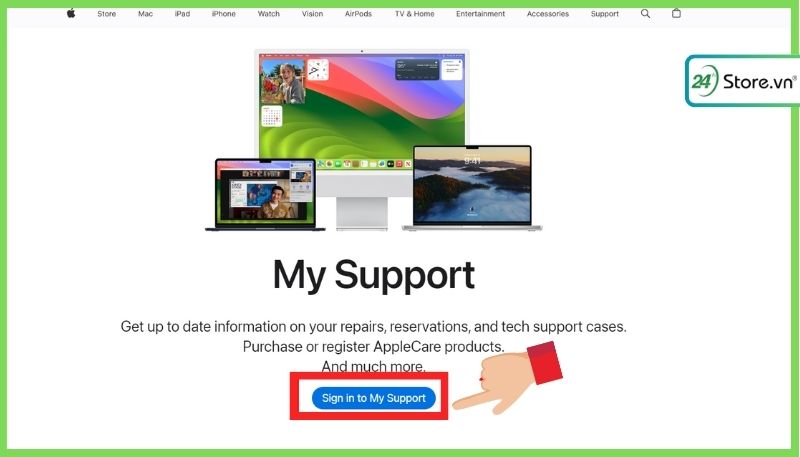 kiểm tra ngày kích hoạt iPhone bằn my support