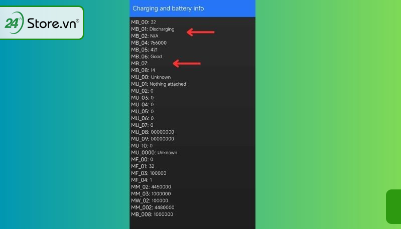 Kiểm tra độ chai pin Xiaomi MIUI 12