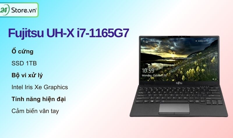 Laptop Fujitsu UH-X i7 0 1165G7 13.3 inch 4ZR1C14470
