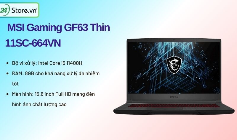 Laptop-MSI-Gaming-GF63-Thin-11SC-664VN