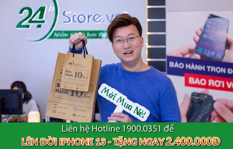 Liên hệ 1900.0351 để lên đời iPhone 13 Series