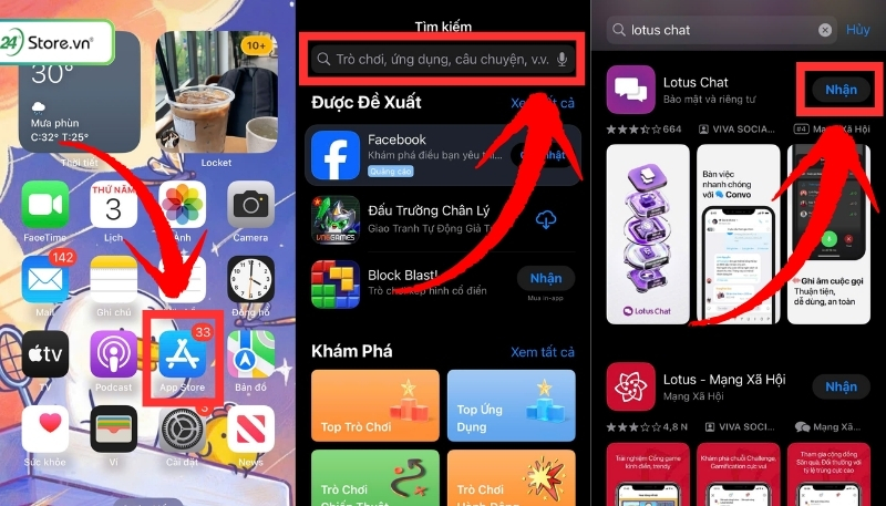 tải lotus chat về android