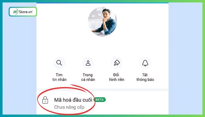Tắt mã hóa đầu cuối Zalo
