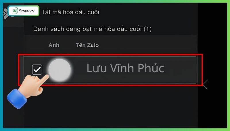 mã hóa tin nhắn zalo