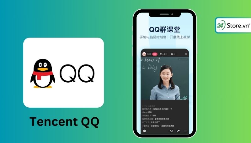 Mạng xã hội Trung Quốc phổ biến Tencent QQ