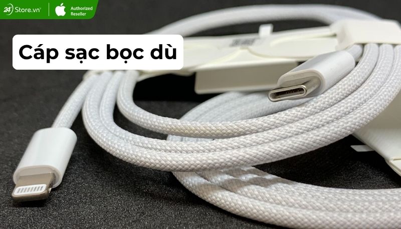 chất liệu cáp sạc