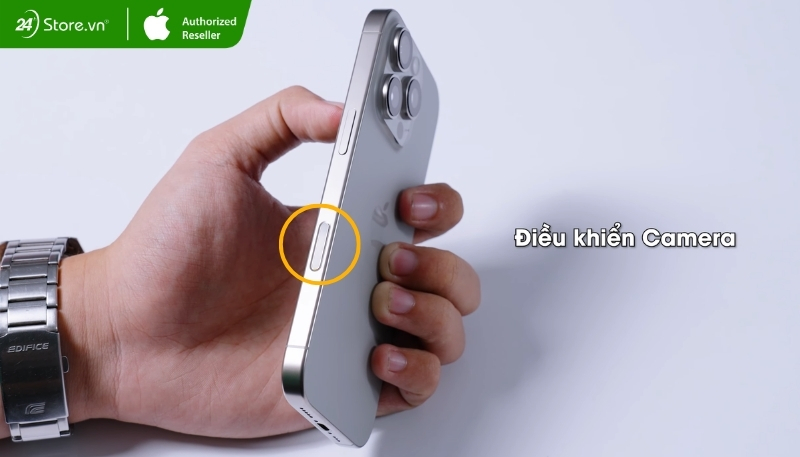 điều khiển camera có trên dòng nào của iphone 16 series