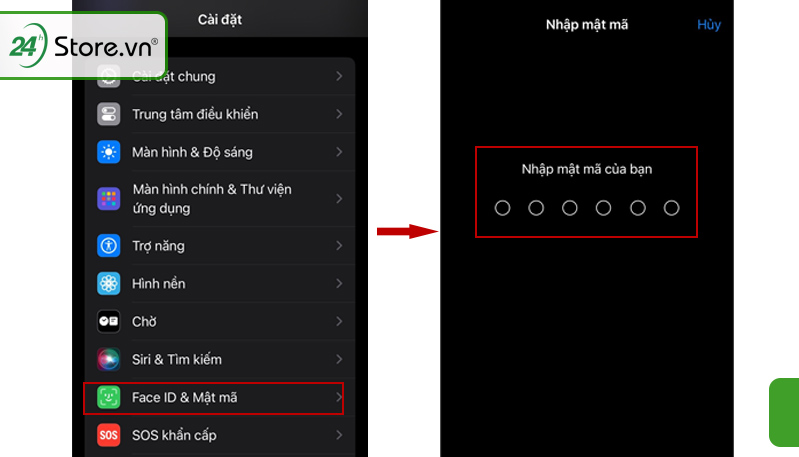 Cách cài Face ID cho iPhone 14 Pro Max