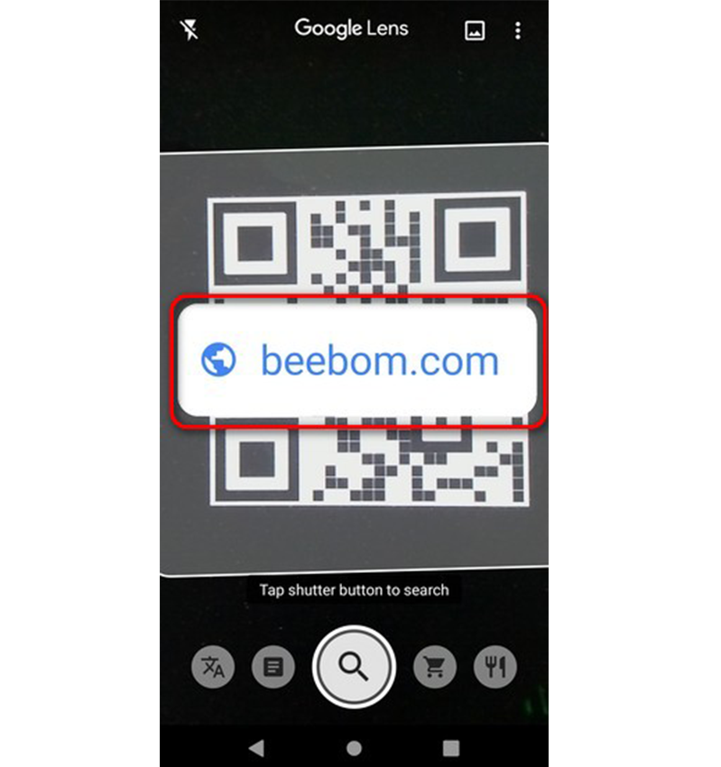 quét QR trên Android bằng ứng dụng máy ảnh điện thoại