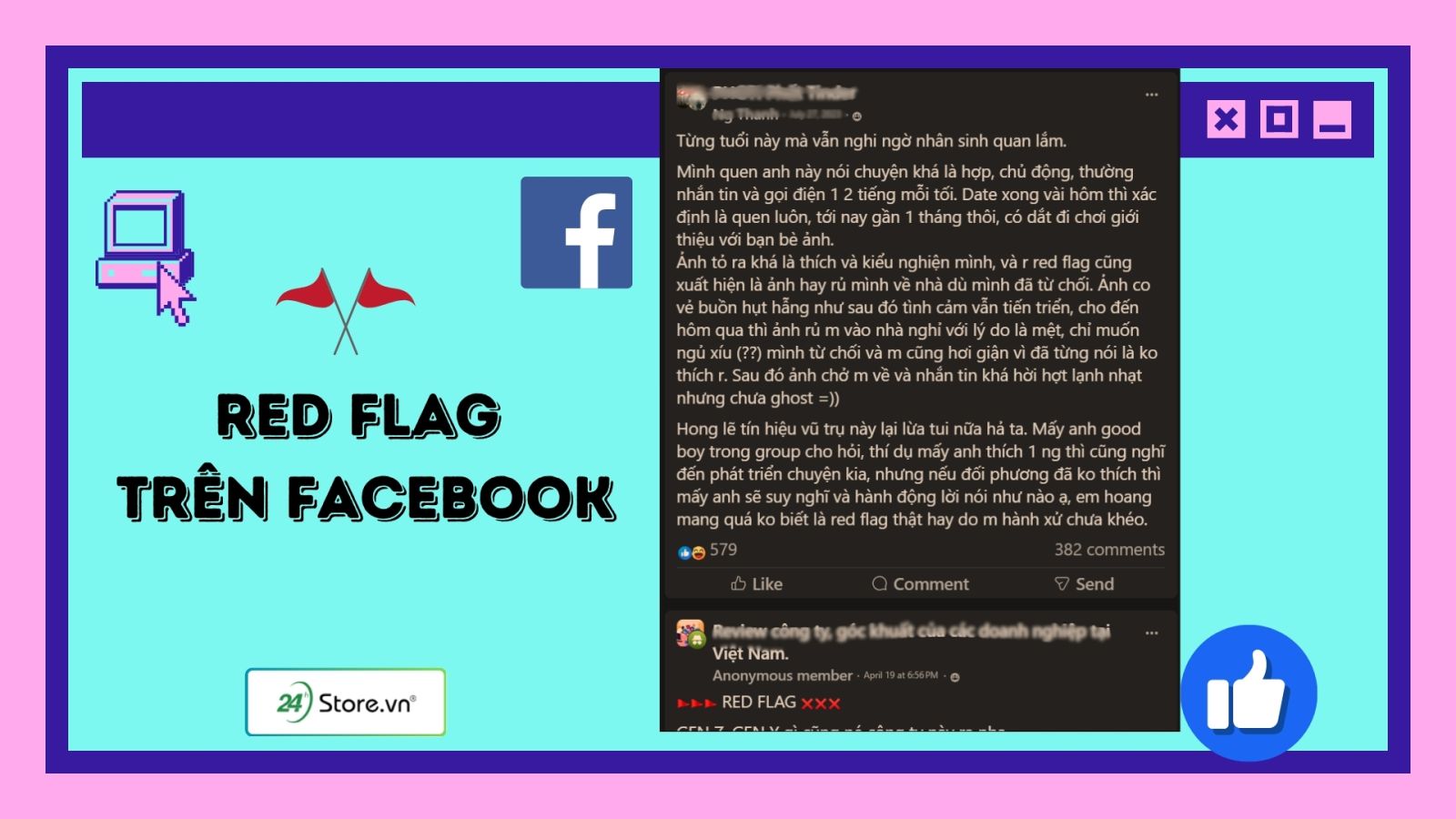 red flag là gì trên facebook