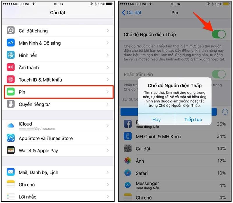 sạc pin iPhone đúng cách