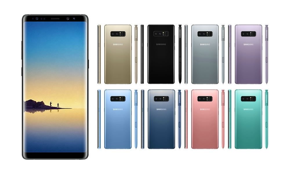 Samsung Galaxy Note 8 se co 8 phien ban mau sac khac nhau cuc dep hinh anh 1