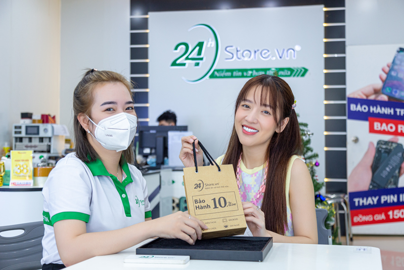 Puka đánh cao chất lượng sản phẩm cũng như chất lượng phục vụ tại 24hStore