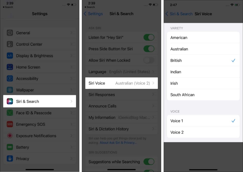 Thay đổi giọng nói và ngôn ngữ của Siri trên iPhone và iPad dễ dàng