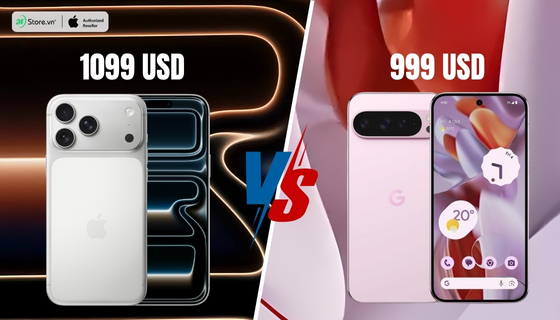 so sánh ai pixel 9 pro và iphone 17 pro 
