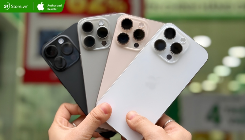 Bảng màu iPhone 16 Pro Max