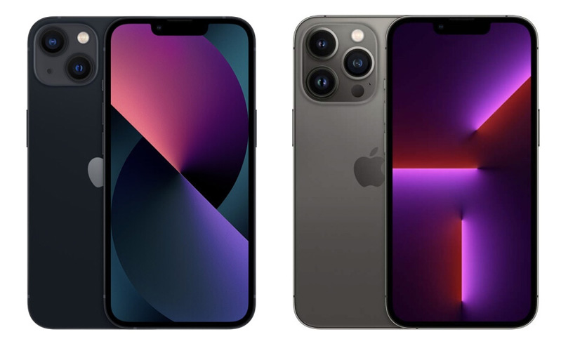 so sánh iPhone 13 và iPhone 13 Pro về màn hình
