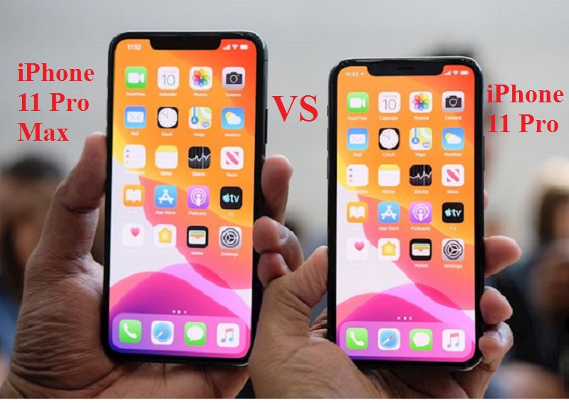  so sánh iPhone 11 Pro và iPhone 11Pro Max