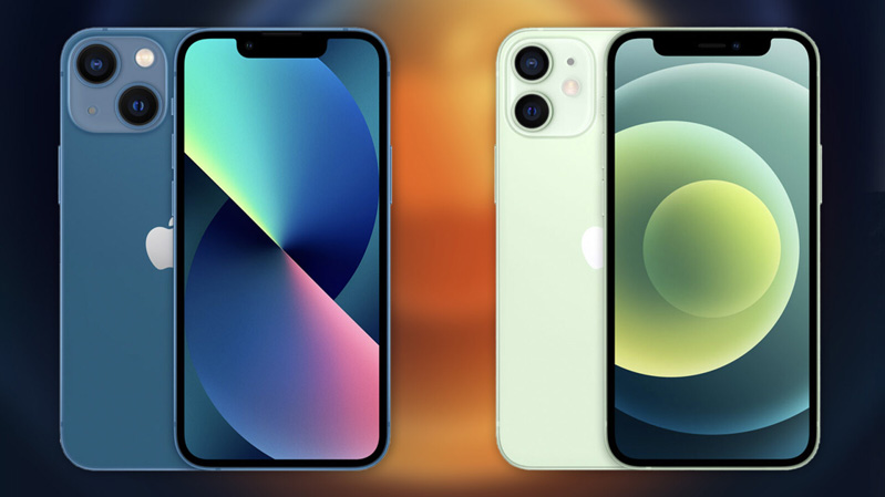 so sánh iPhone 13 mini và iPhone 12 mini có gì khác