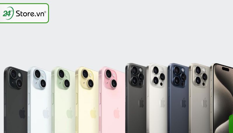 so sánh màu sắc trên iphone 15 plus và iphone15 pro max 