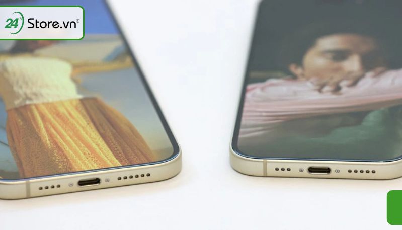 cổng sạc USB C trên iPhone 15 Pro, Pro Max