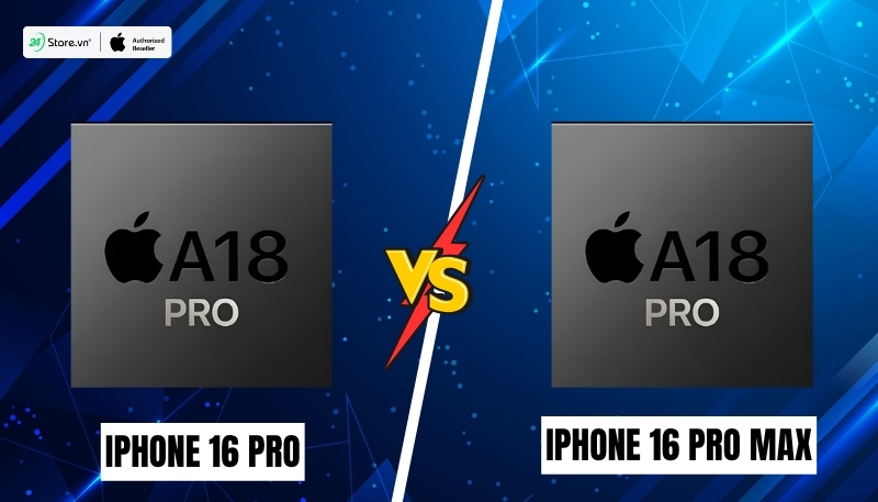 so sánh hiệu năng iphone 16 pro và iphone 16 pro max