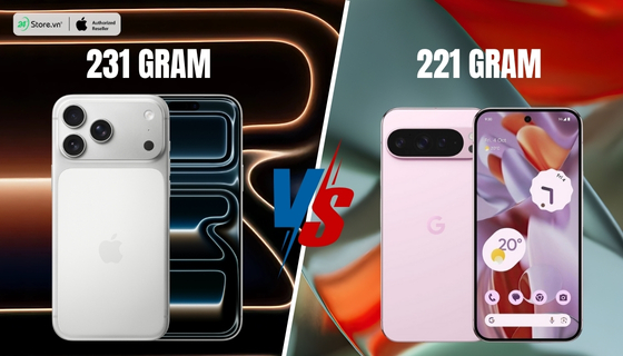 So sánh ngoại hình iphone 17 pro max và pixel 9 pro xl