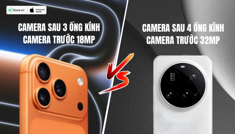 so sánh camera iphone 17 pro max và xiaomi 15 ultra