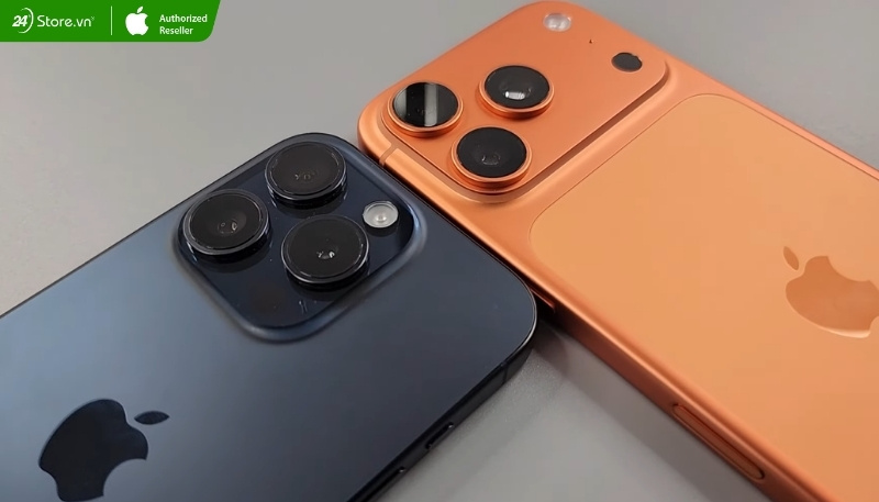 so sánh hệ thống camera iphone 17 pro và iphone 15 pro