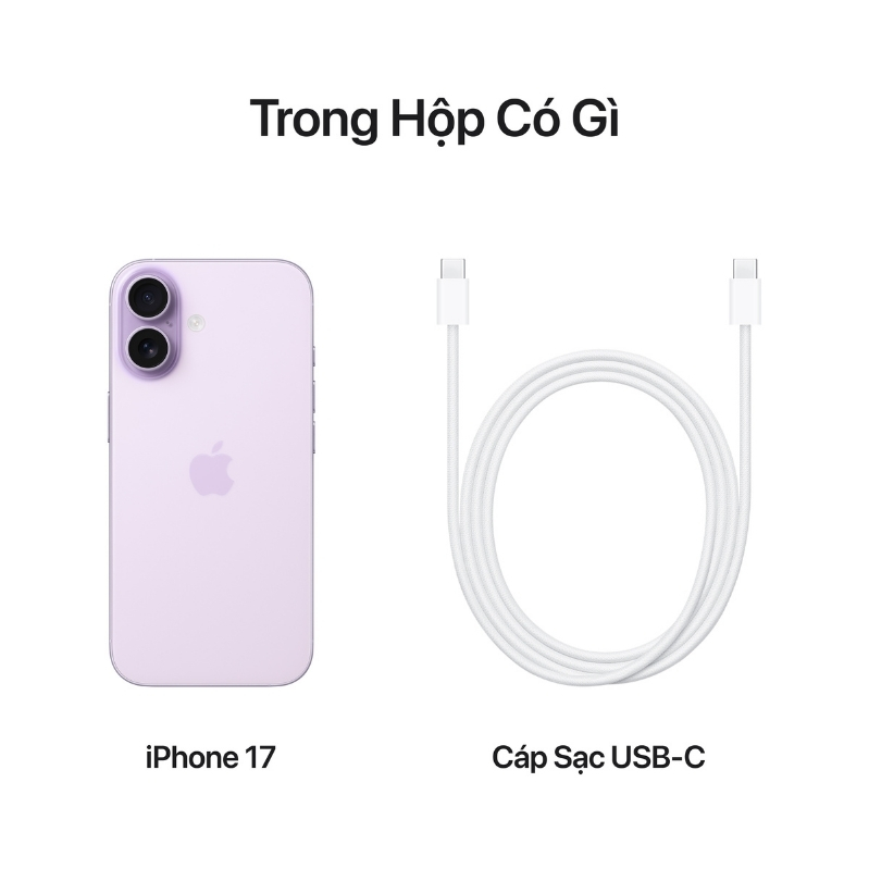 Sạc iPhone 17 chính hãng