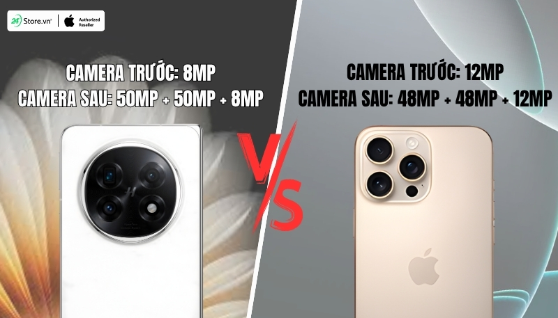 so sánh camera oppo find n5 và iphone 16 pro max