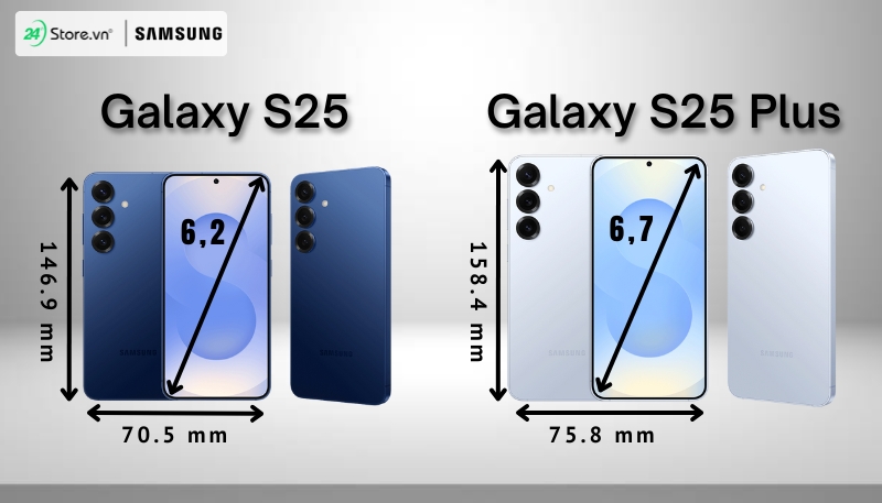 Đánh giá Galaxy S25 và Galaxy S25 Plus về thiết kế