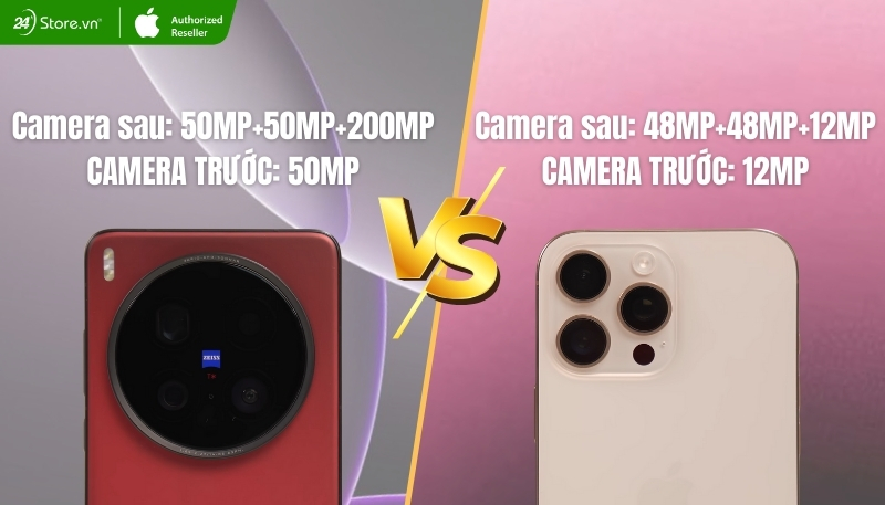 So sánh camera Vivo X200 Ultra và iPhone 16 Pro Max