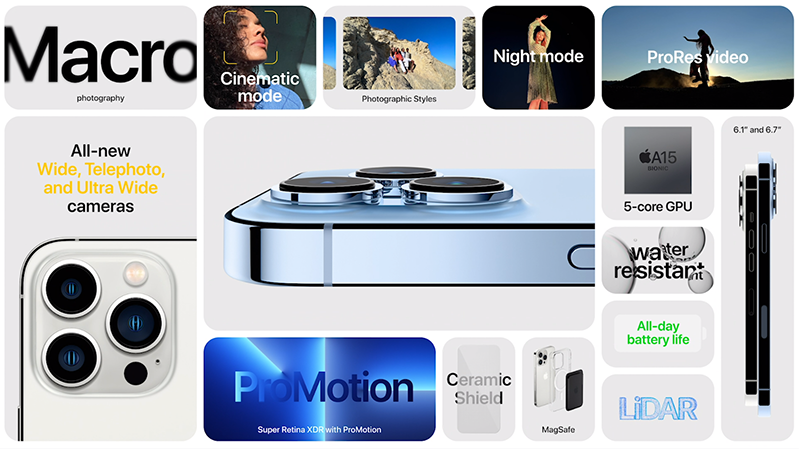 camera iPhone 13 sự kiện Apple